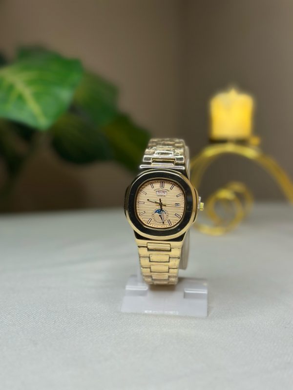 Patik Philippe Geneve Golden Women Watch - Image 2